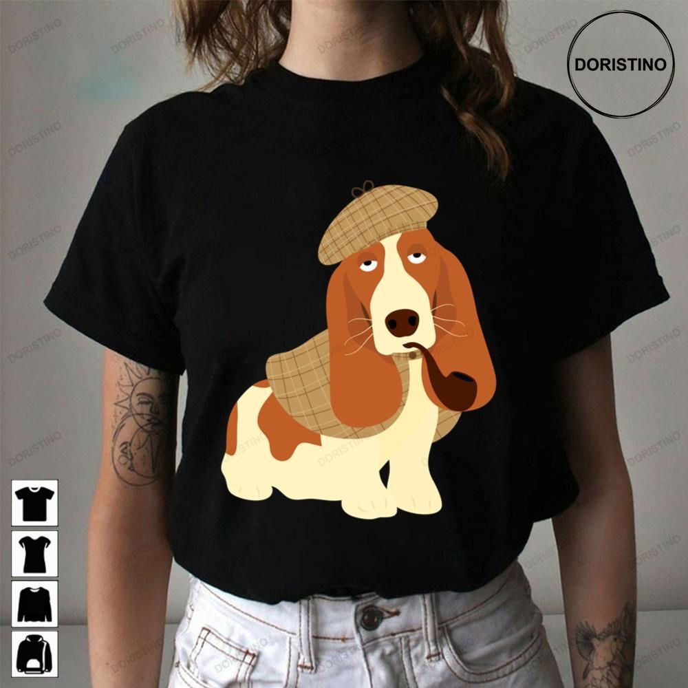 Sherlock Holmes Basset Hound Limited Edition T-shirts